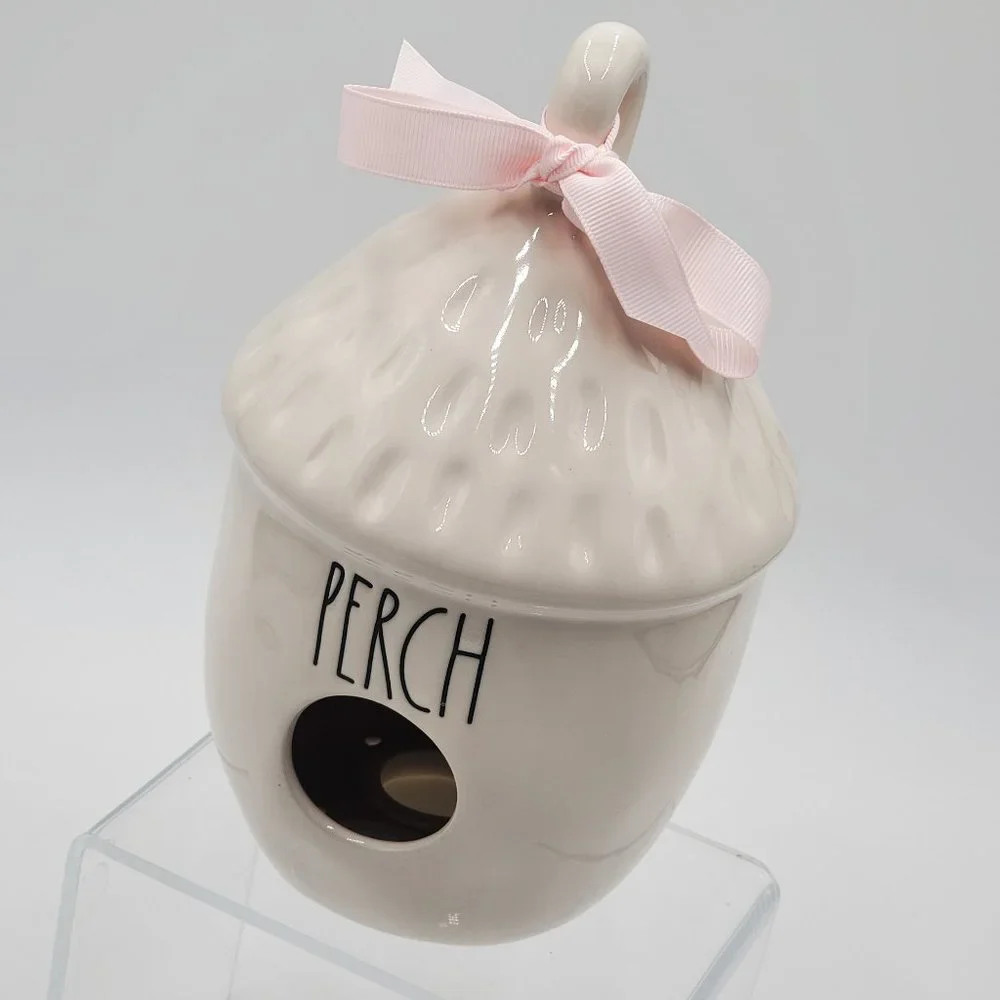Rae Dunn Acorn Shaped PERCH Birdhouse - NWOT - Picture 13 of 14